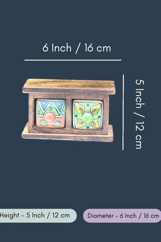 Wooden Decor Drawer – Tribal Bliss