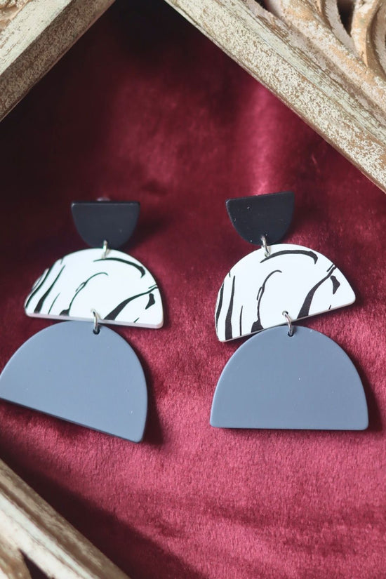 Classic Noir Earrings with premium quality material