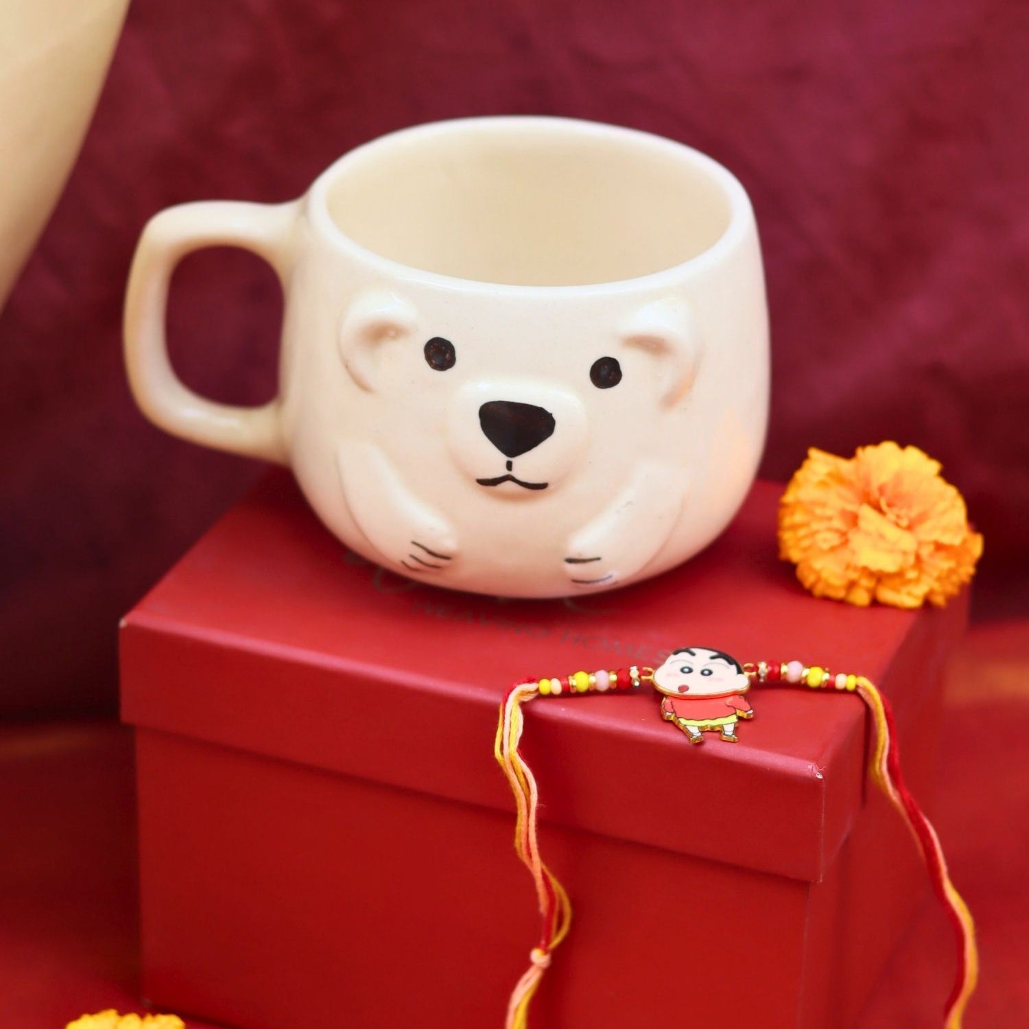 Handmade Shih tzu Mug rakhi Gift Box