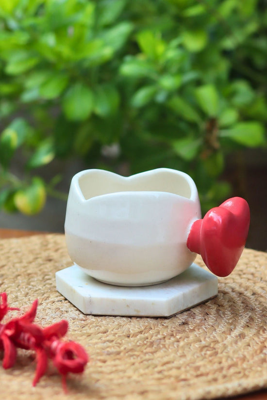 Love Handle Mug made by ceramic