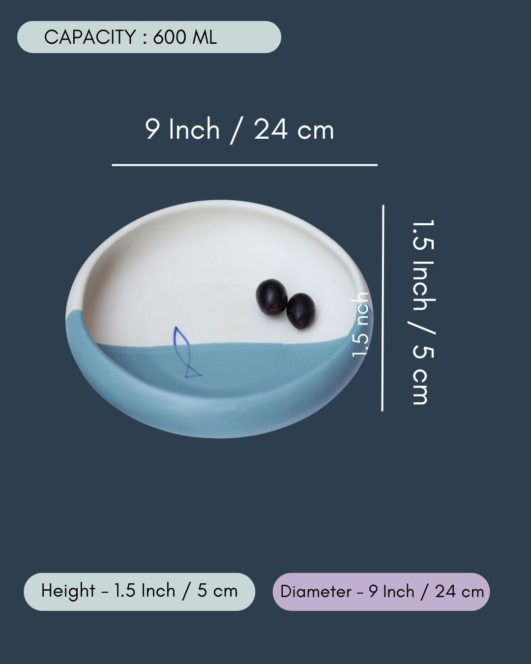 Coastal Catch - Bowls - Set of two