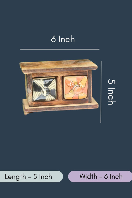 Wooden Decor Drawer – Vibrant Bliss