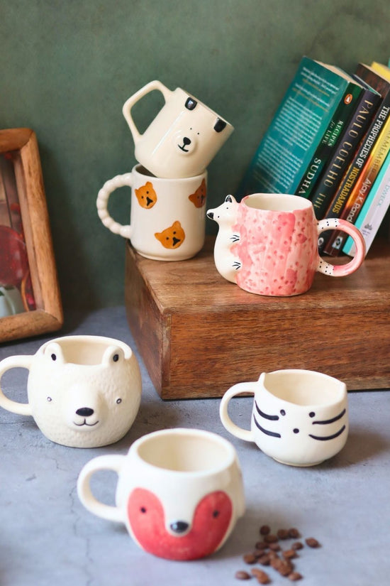 Set of 6 Jungle Joy Mugs (for the price of 5) with premium quality material