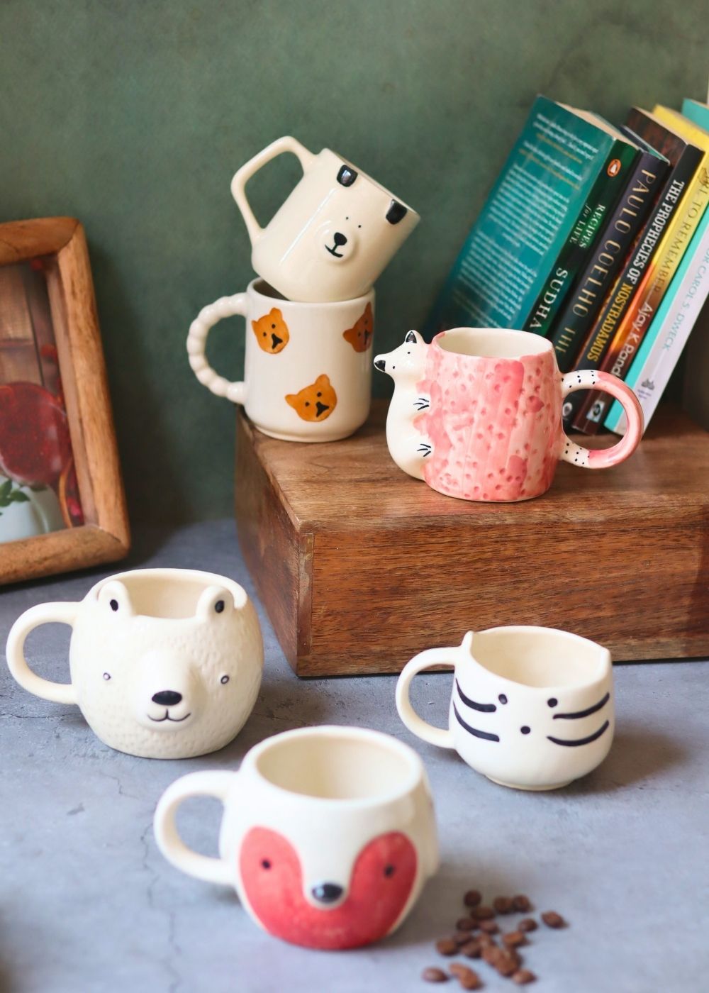 Set of 6 Jungle Joy Mugs (for the price of 5) with premium quality material