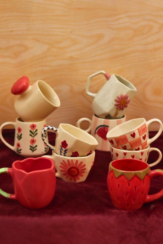 Set of 10 Peachy Summer Mugs combo  (for the price of 7) with premium quality material