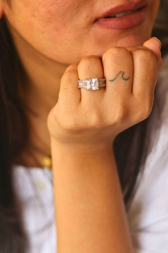 Waterproof Timeless Facet Ring