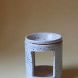 Handmade ceramic tea light diffuser 