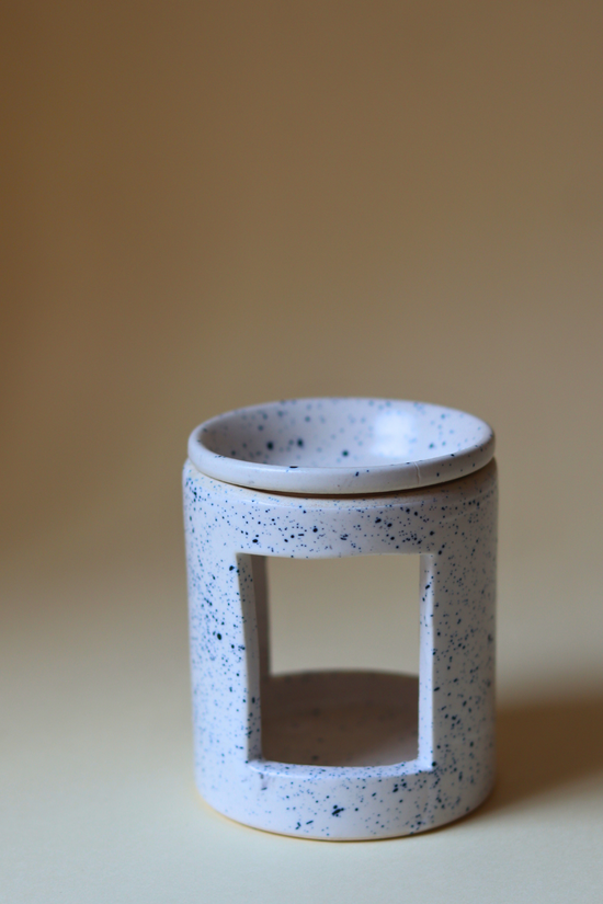 Handmade ceramic tea light diffuser 