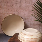 Brown & White Curry Bowl - (Set of 4 - GET 2 FREE) with premium quality material