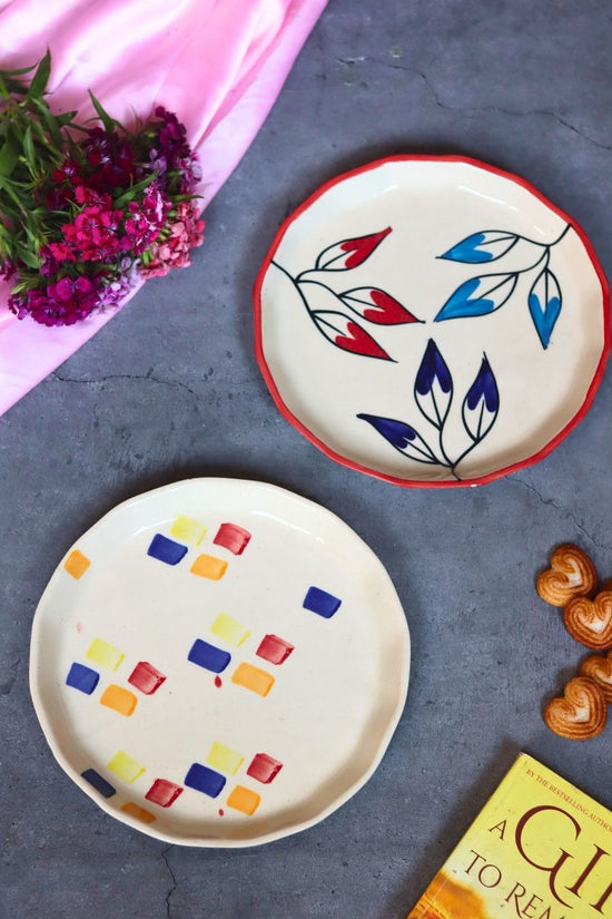 Petals & Crayon Snack Plate with premium quality material