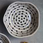 Black & white bowl ceramic 