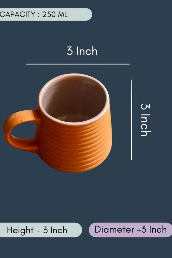 Rust & Grey Coffee Mug