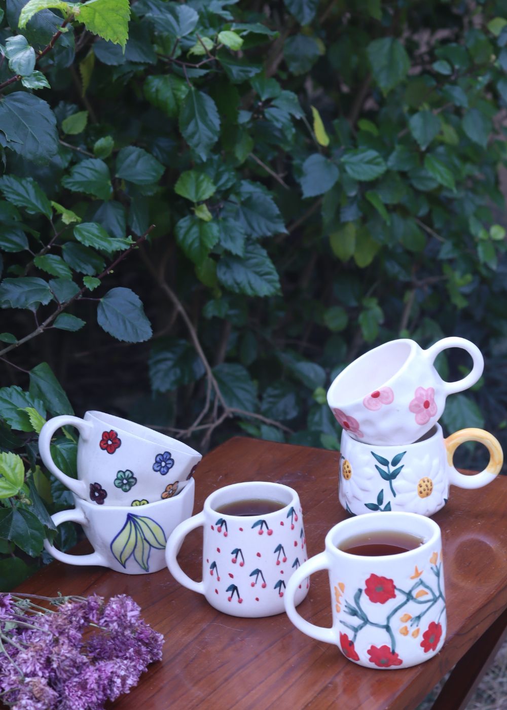 Set of 6 Sip & Shine Mugs Combo (for the price of 5) handmade in india