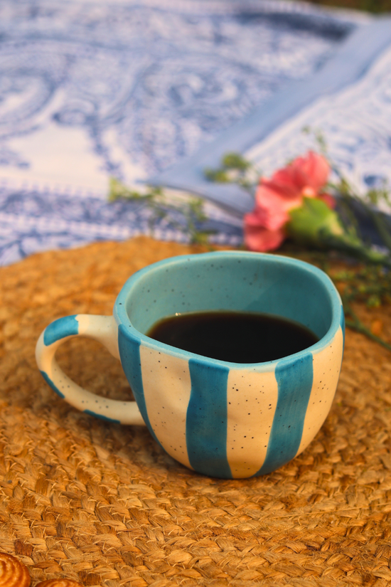 Sky blue coffee mug