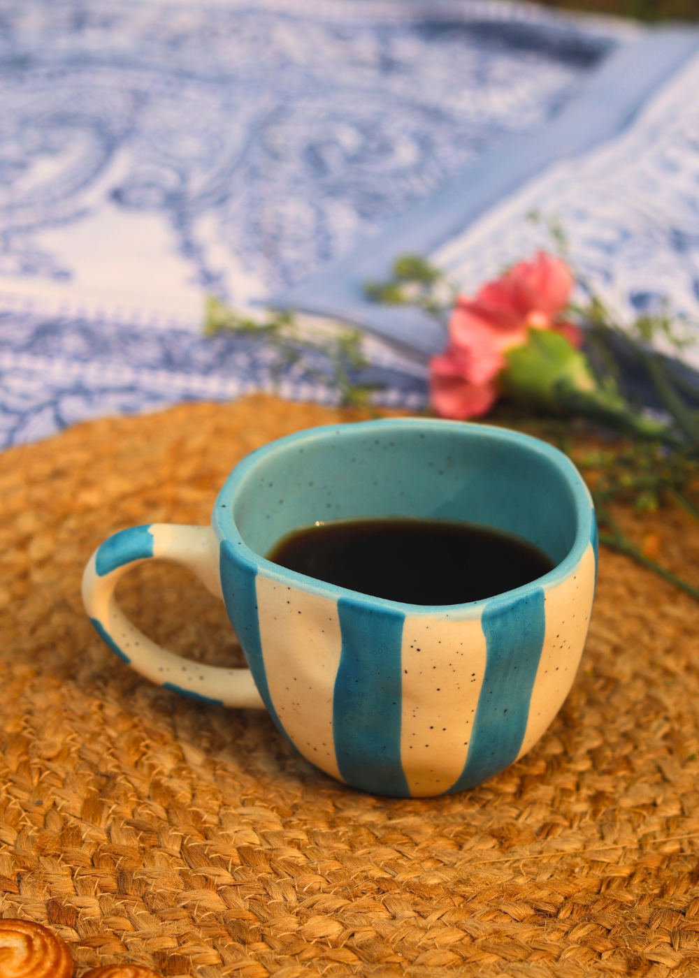 Sky blue coffee mug