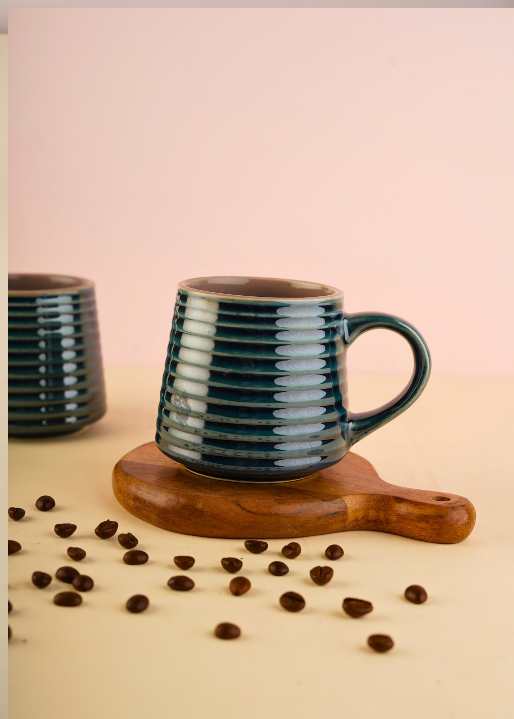 blue mug , handmade mug, ceramic mug