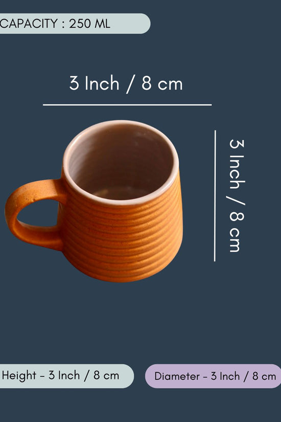 Rust & Grey Coffee Mug