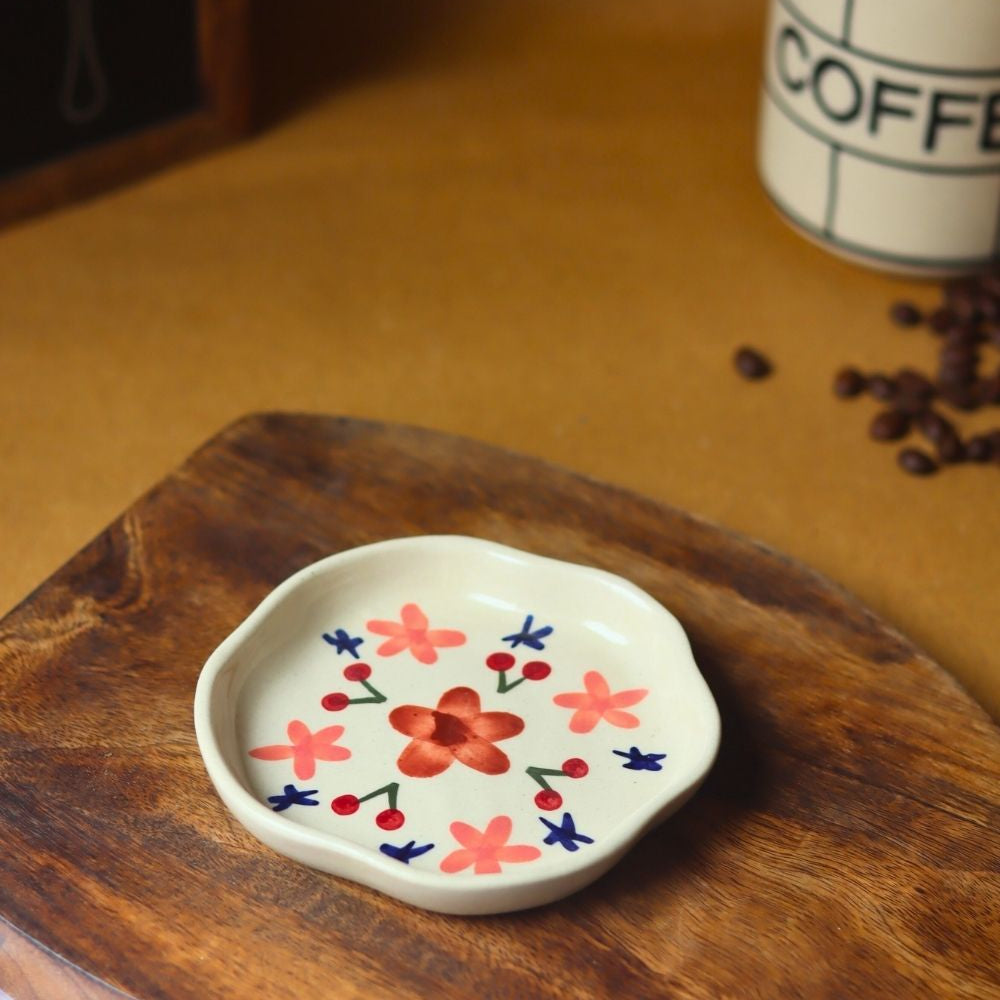 Handmade Bloom Handmade Dessert Plate