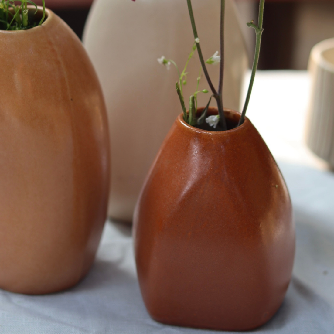Handmade ceramic mistif vase