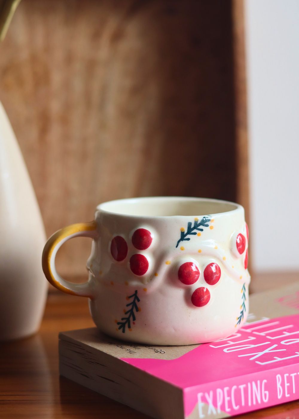 handmade cherry mug
