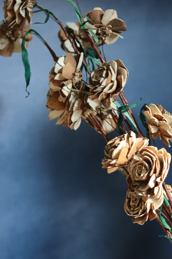 Sola Brown Rose Flower - Bunch For Home Decor