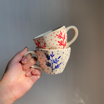 handmade his & Her mugs in different colors 