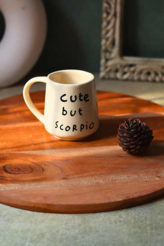 Ceramic scorpio coffee mug