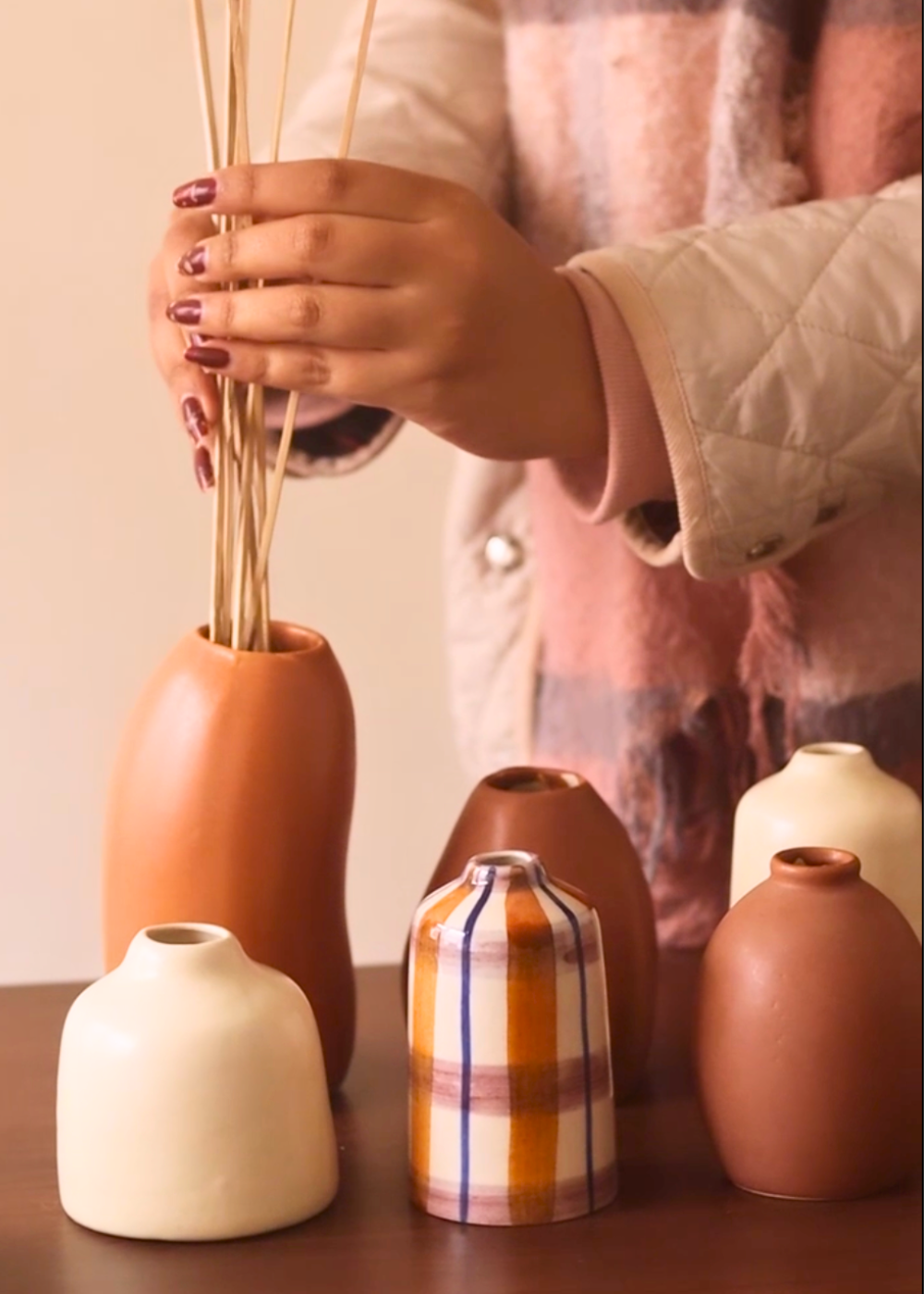Handmade Small vases set
