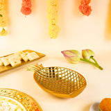 Pineapple Pristine Platter - Gold Made by metal