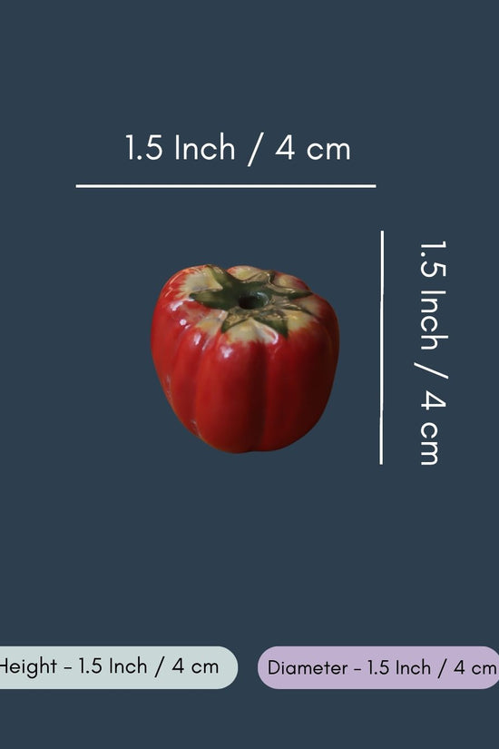 Tomato Decor Accent - Set of 2