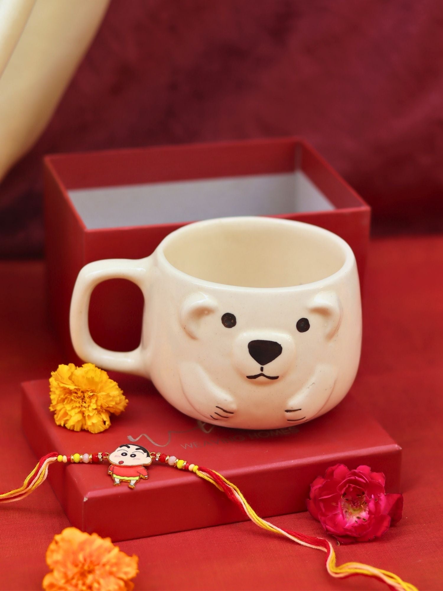 Shih tzu Mug rakhi Gift Box handmade in India
