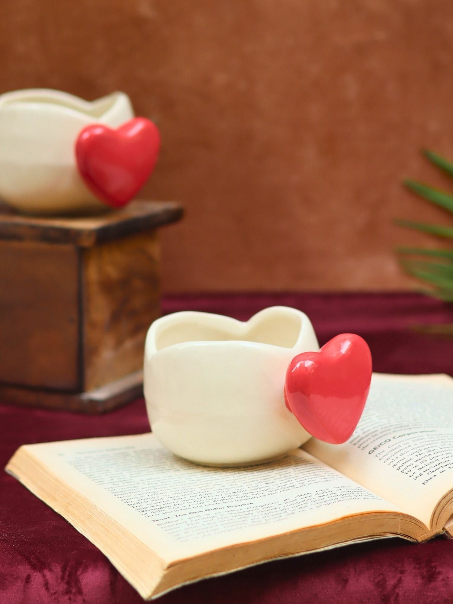 Love Handle Mug handmade in India