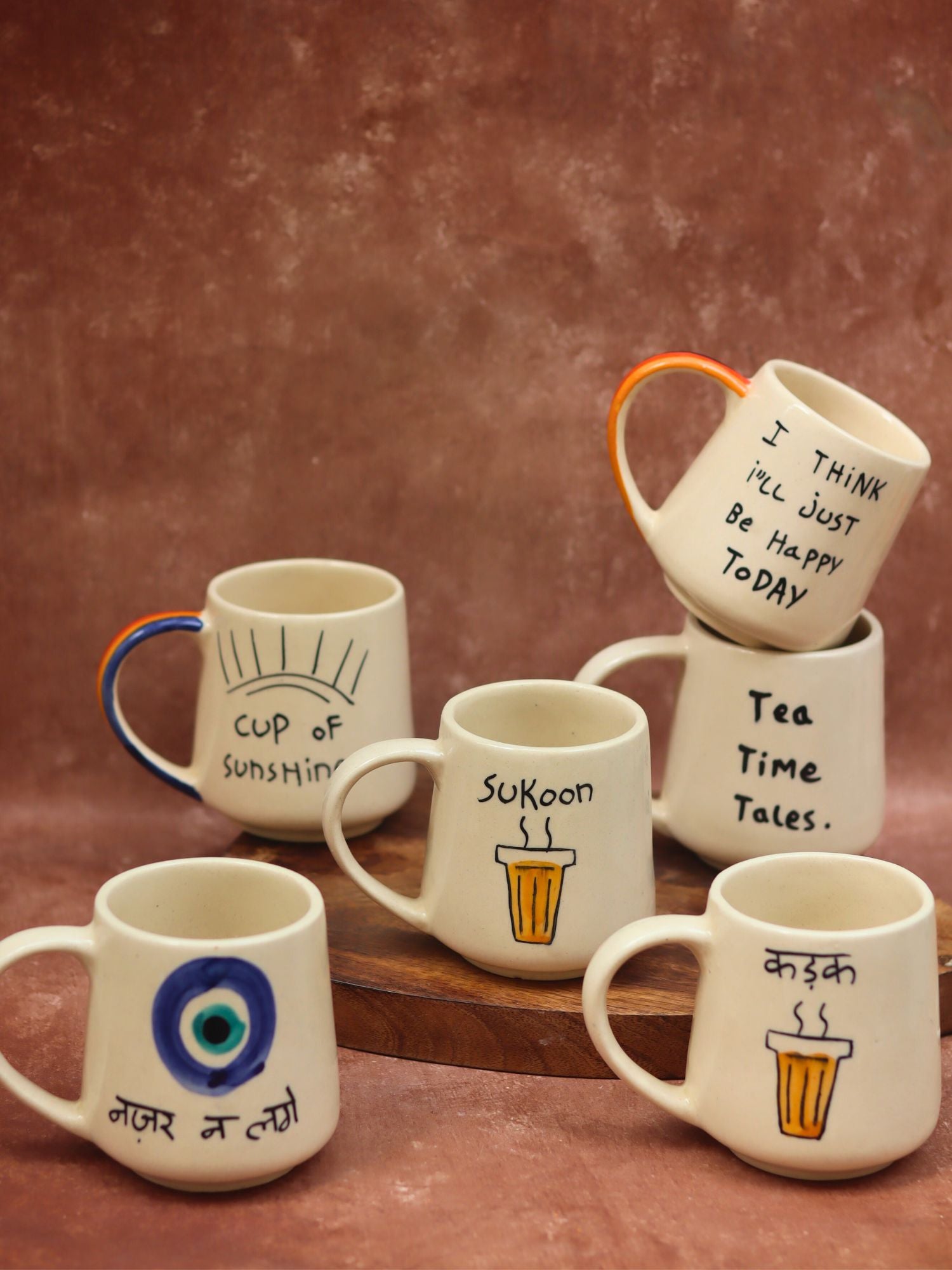 Set of 6 (Quoted Mugs) for the price of 5