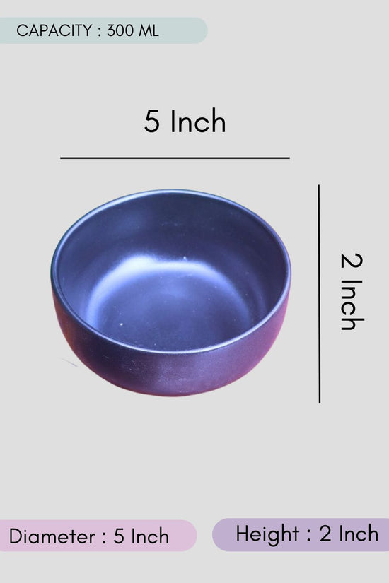 Black Snack Bowl for your delicious snacks
