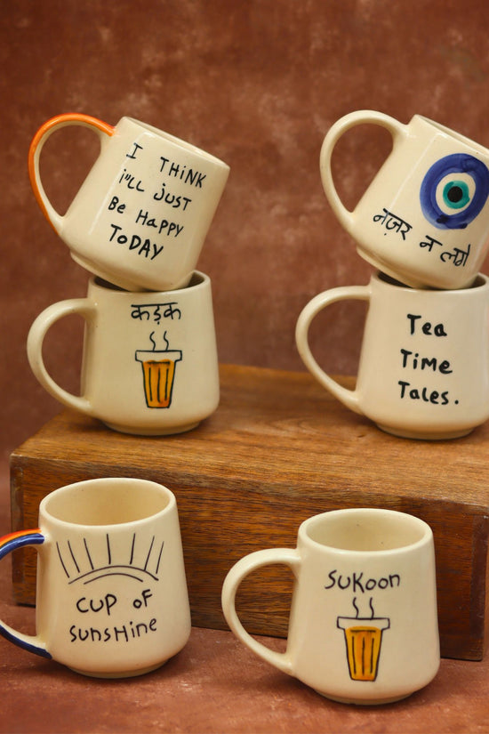 Set of 6 (Quoted Mugs) for the price of 5