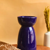 Royal Blue Pillar Candle Holder - Large with premium quality material