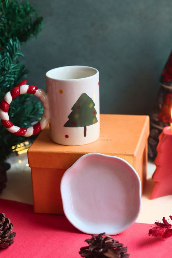handmade The OG Christmas Mug & White Handmade Dessert Plate in a Gift Box