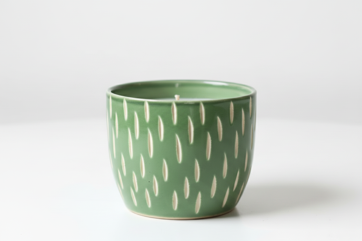 Etching Green Planter
