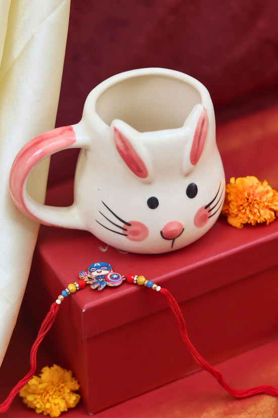 Bunny coffee Mug rakhi Gift Box with premium quality material