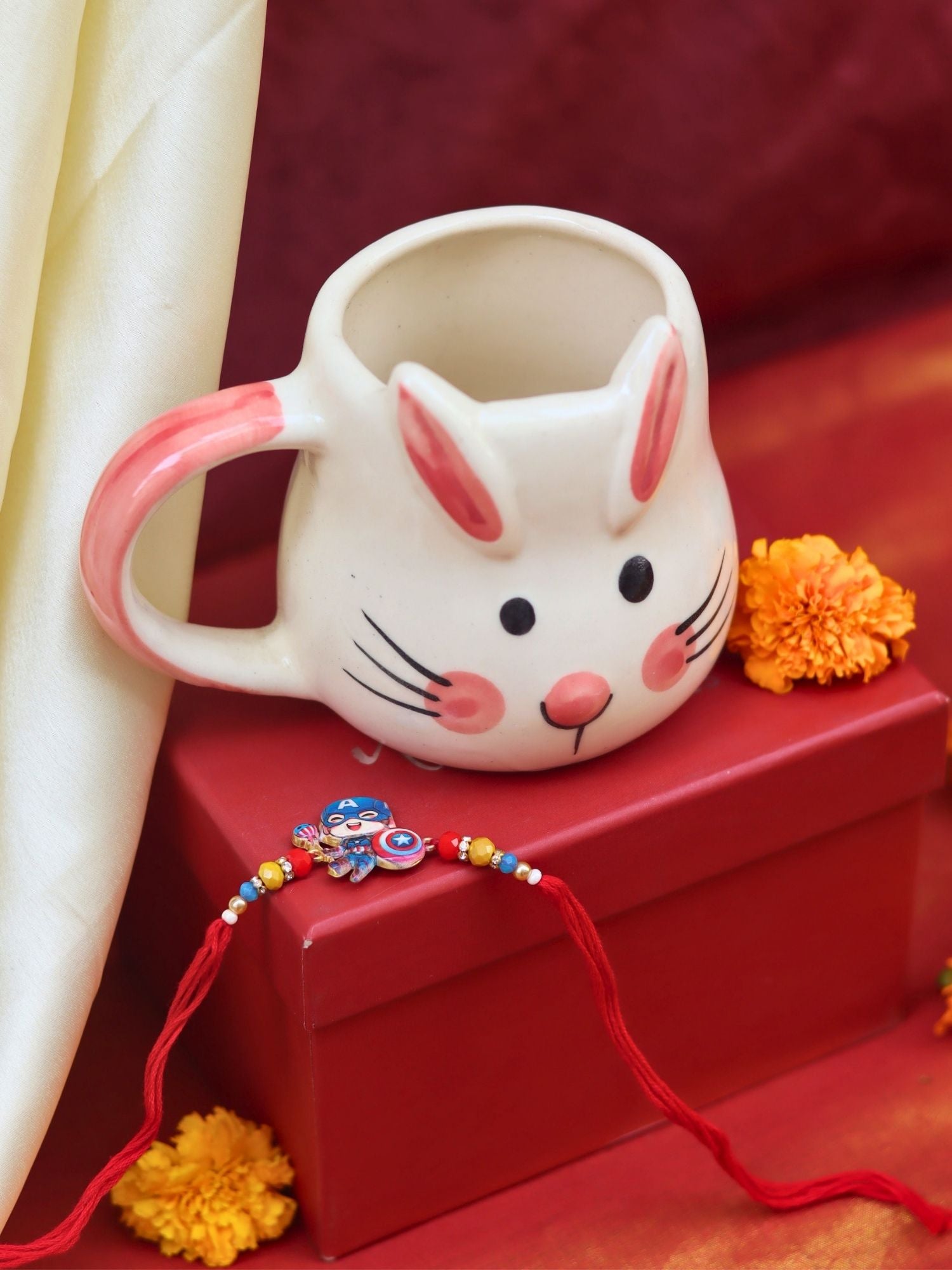 Bunny coffee Mug rakhi Gift Box with premium quality material