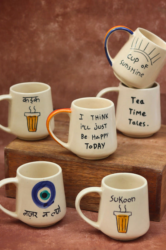 Set of 6 (Quoted Mugs) for the price of 5