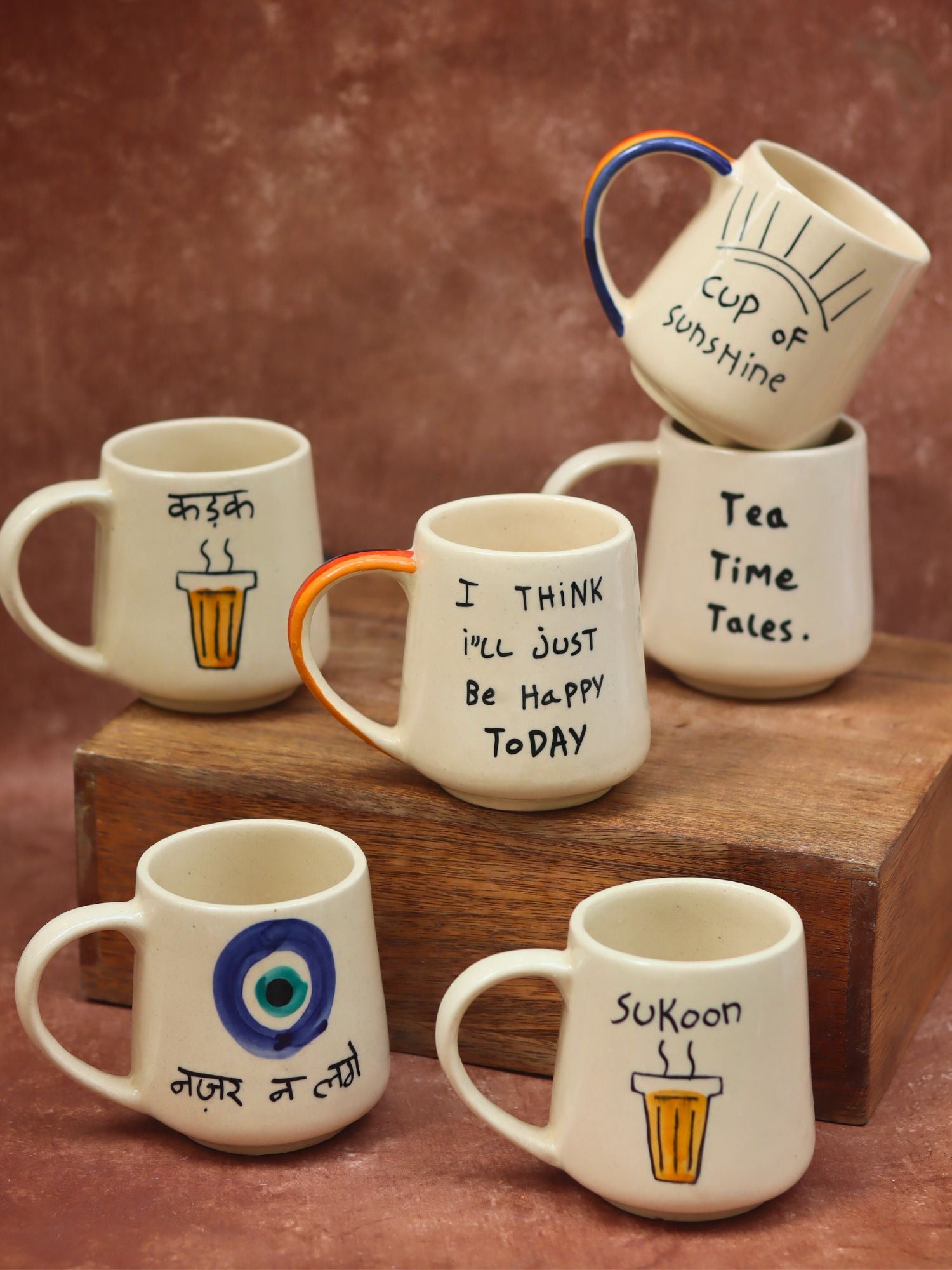 Set of 6 (Quoted Mugs) for the price of 5