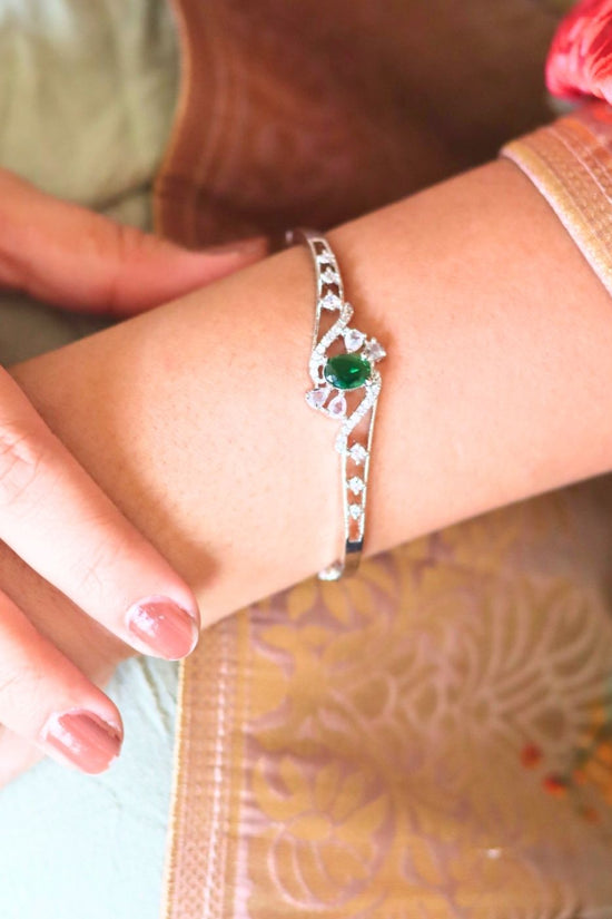 Delicate Stone Bracelet handmade in india