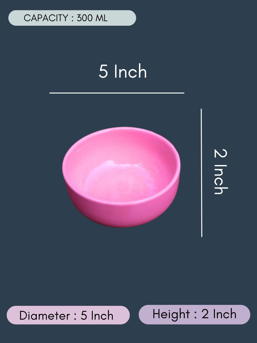 Pink Snack Bowl for your favourite snacks