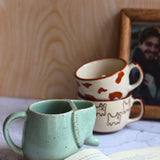 Ele, Dog & The OG Cat Mug handmade in india