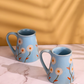 blue spring coffee mug 