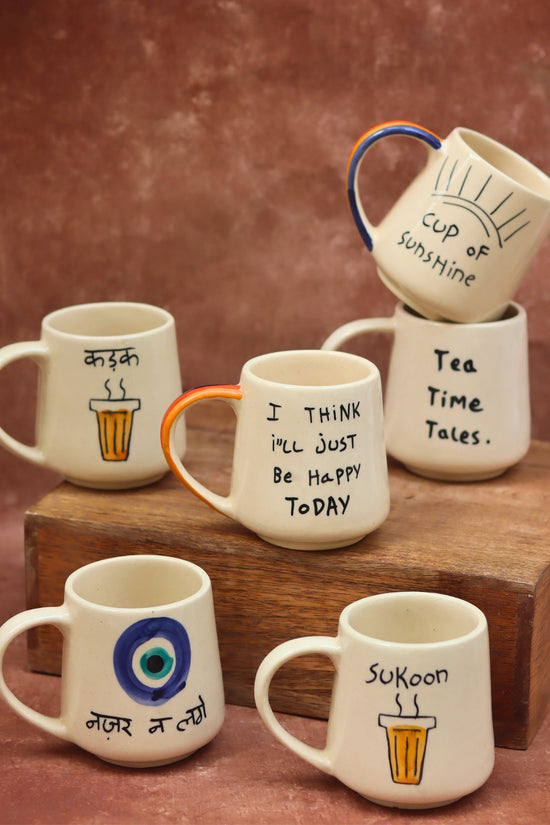 Set of 6 (Quoted Mugs) for the price of 5