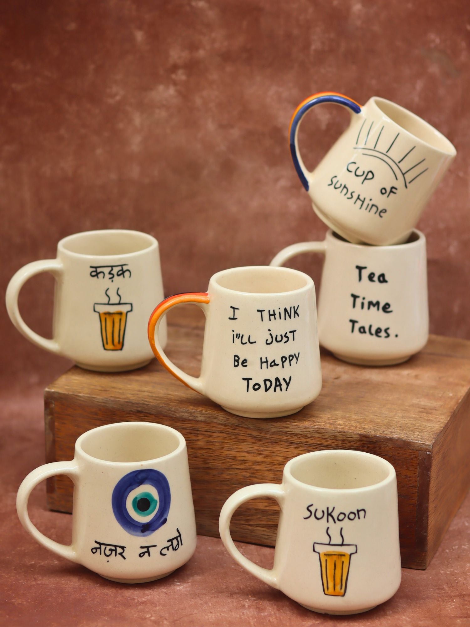 Set of 6 (Quoted Mugs) for the price of 5