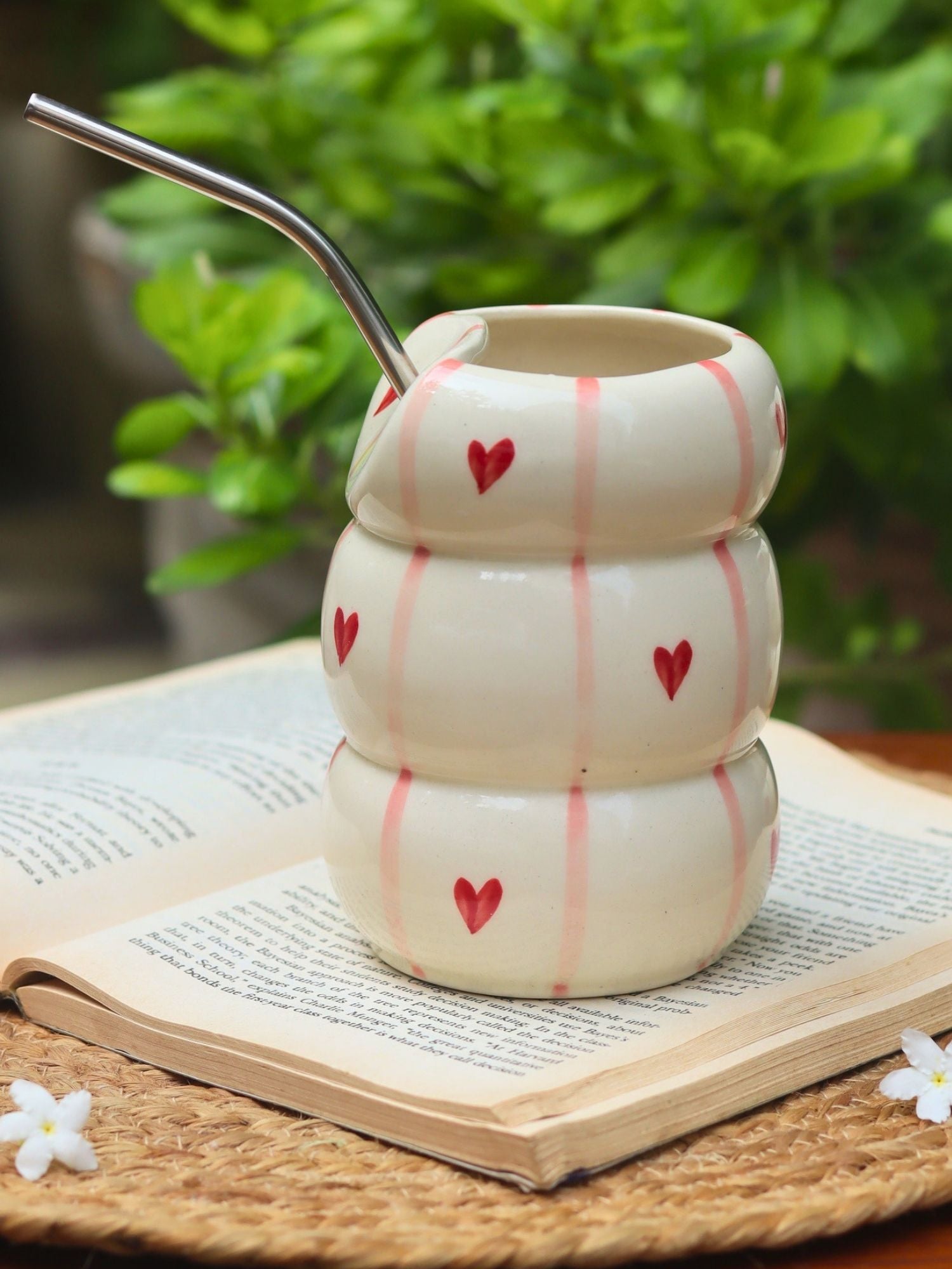  Heart Sipper handmade in India