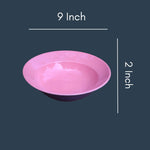 Pink & Grey Pasta Plate for your delicious pasta 